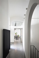 Vaulted passage in the Kafkův dům café